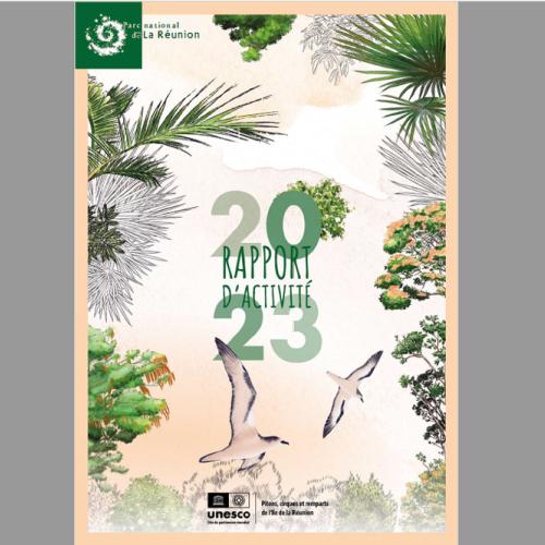 Couverture du rapport d'activité 2023