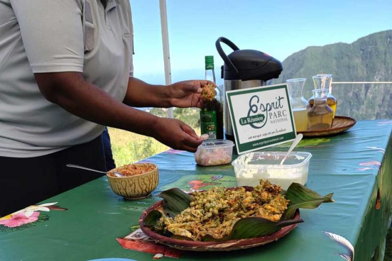La rencontre entre bénéficiaires de différents territoires de l'île a eu lieu à Grand Coude © Parc national de La Réunion